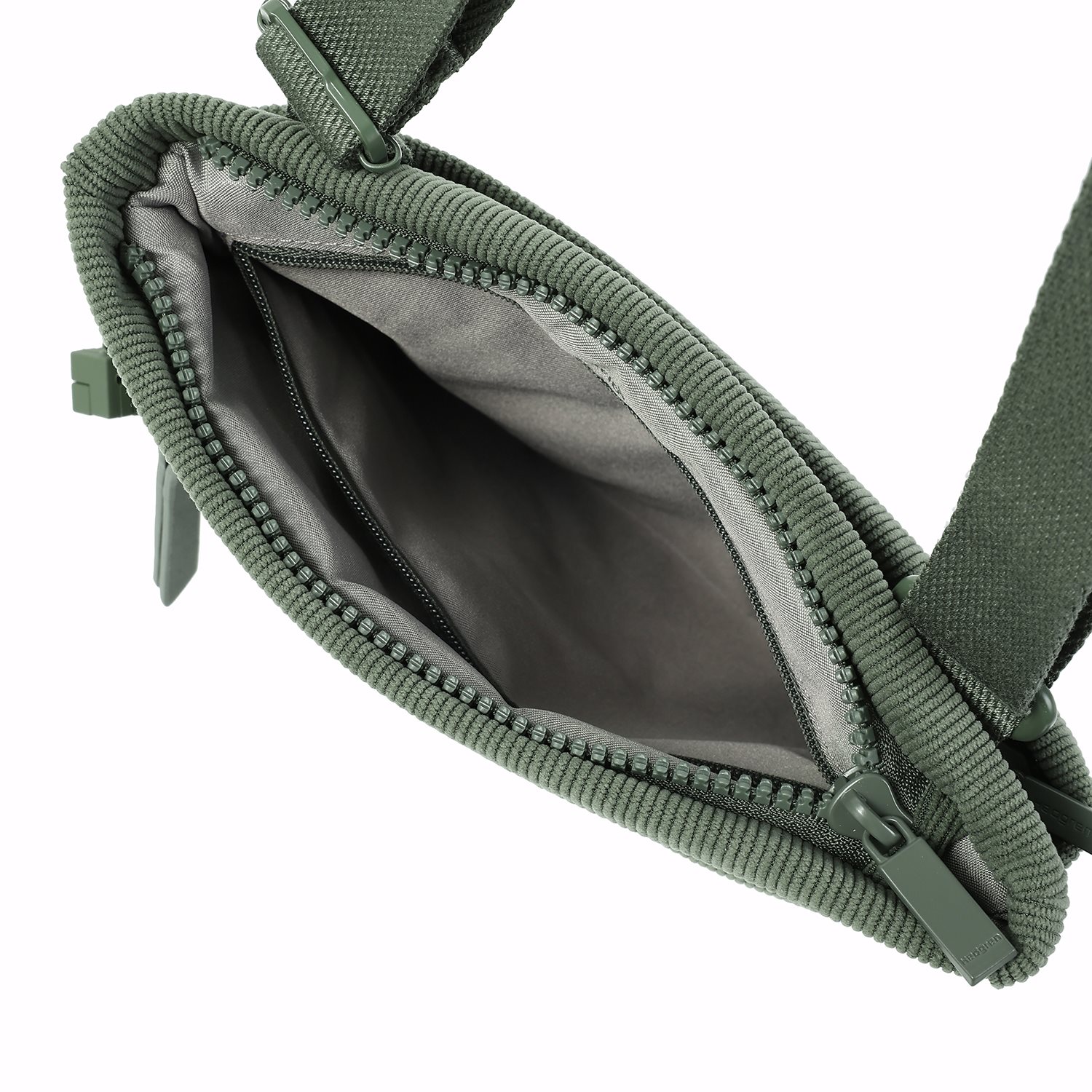 Hedgren Leonce RFID Small Vertical Crossover corduroy duck green