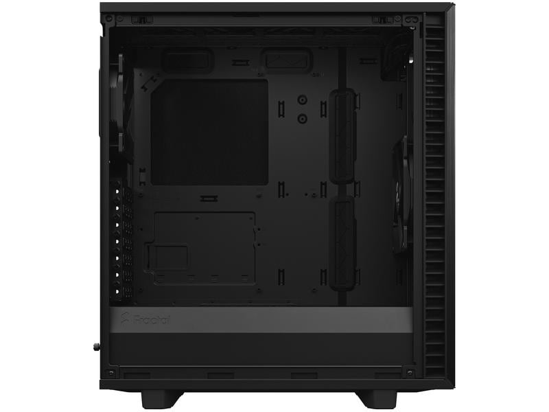 Fractal Design PC-Gehäuse Define 7 Compact Schwarz Kompaktes Mid-Tower für ATX-Motherboards