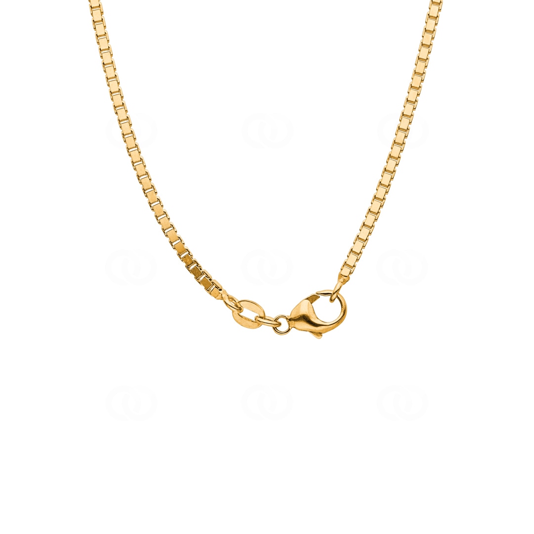 Venezianerkette diamantiert 750/18 K Gelbgold 1.9mm