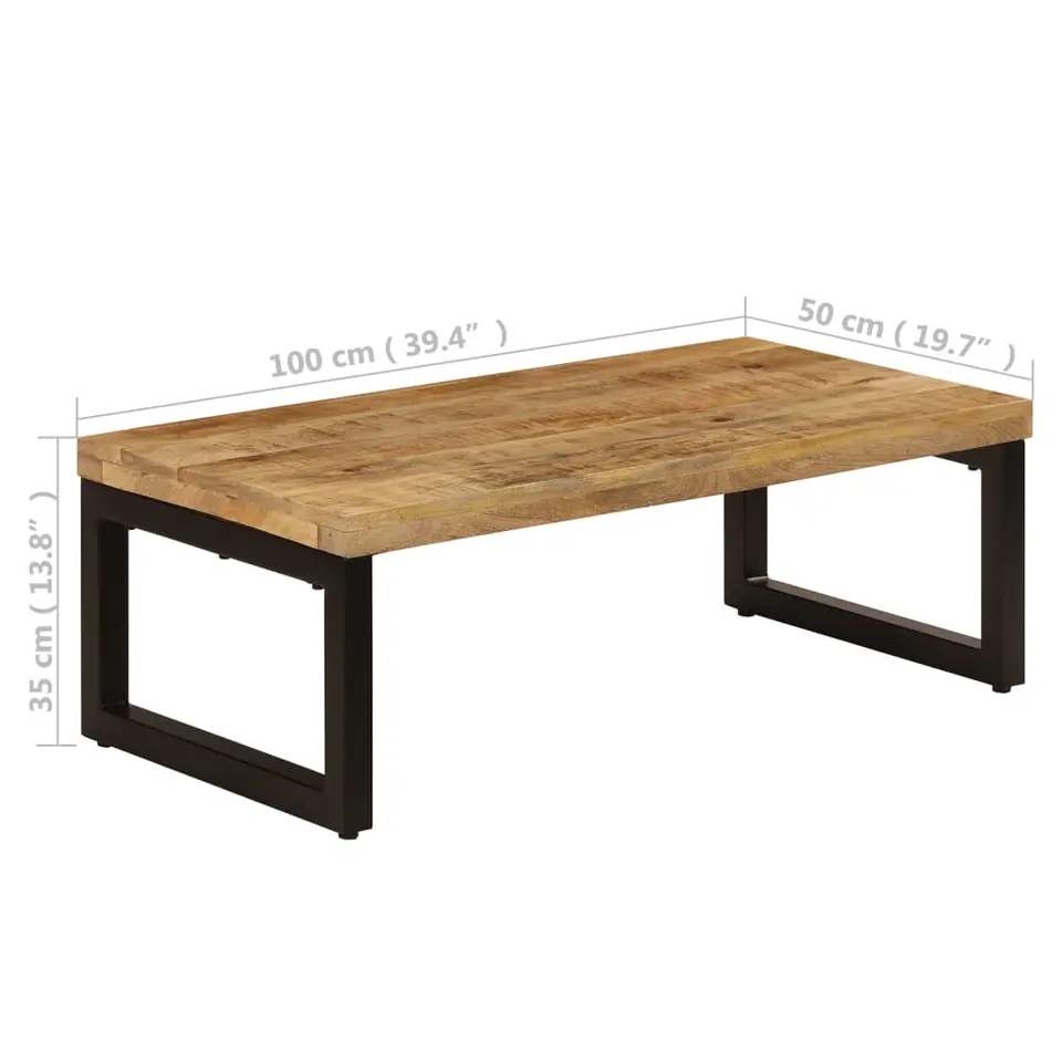 vidaXL - Salontafel - Bruin - Hout