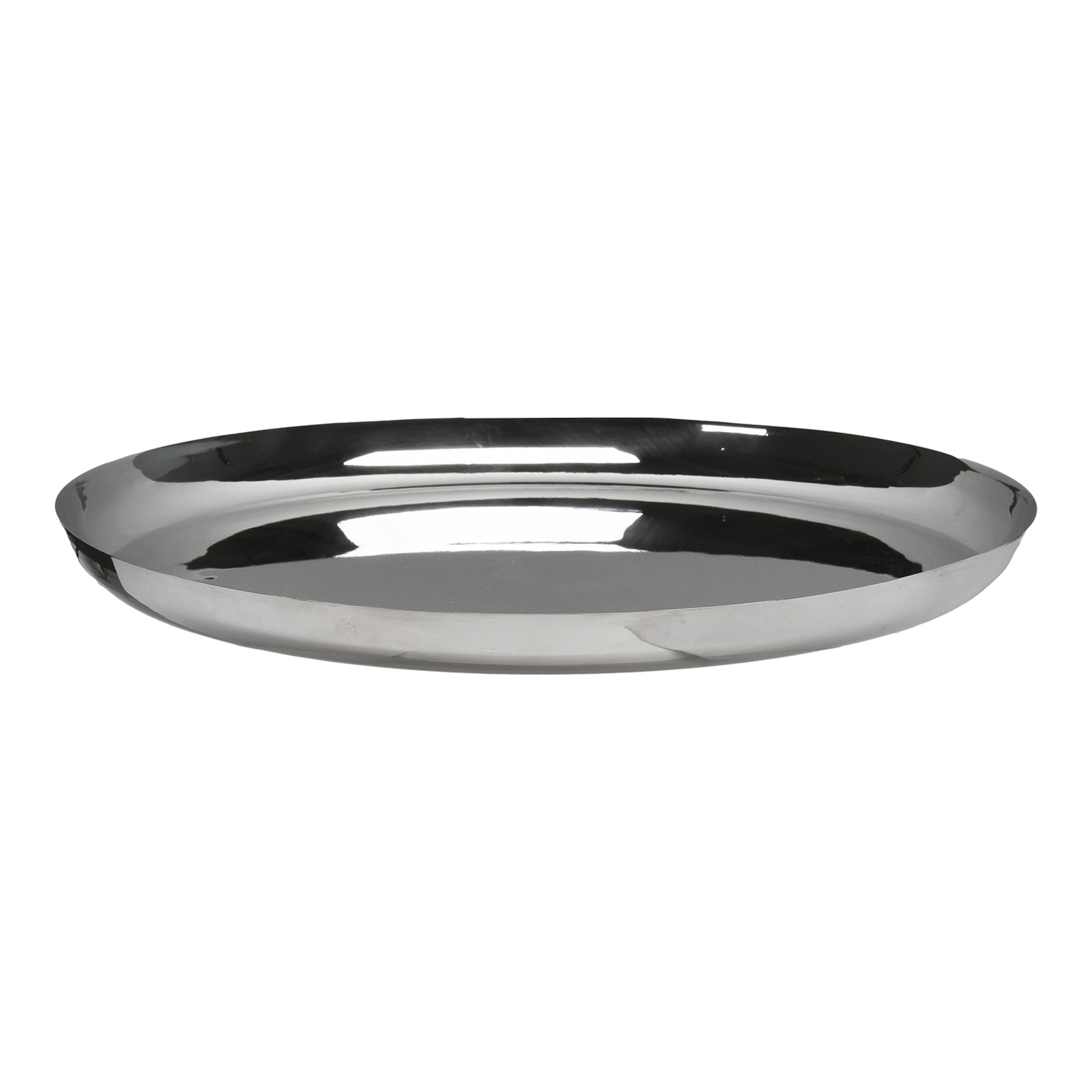 silber, ⌀ 41 x H 2,5 cm