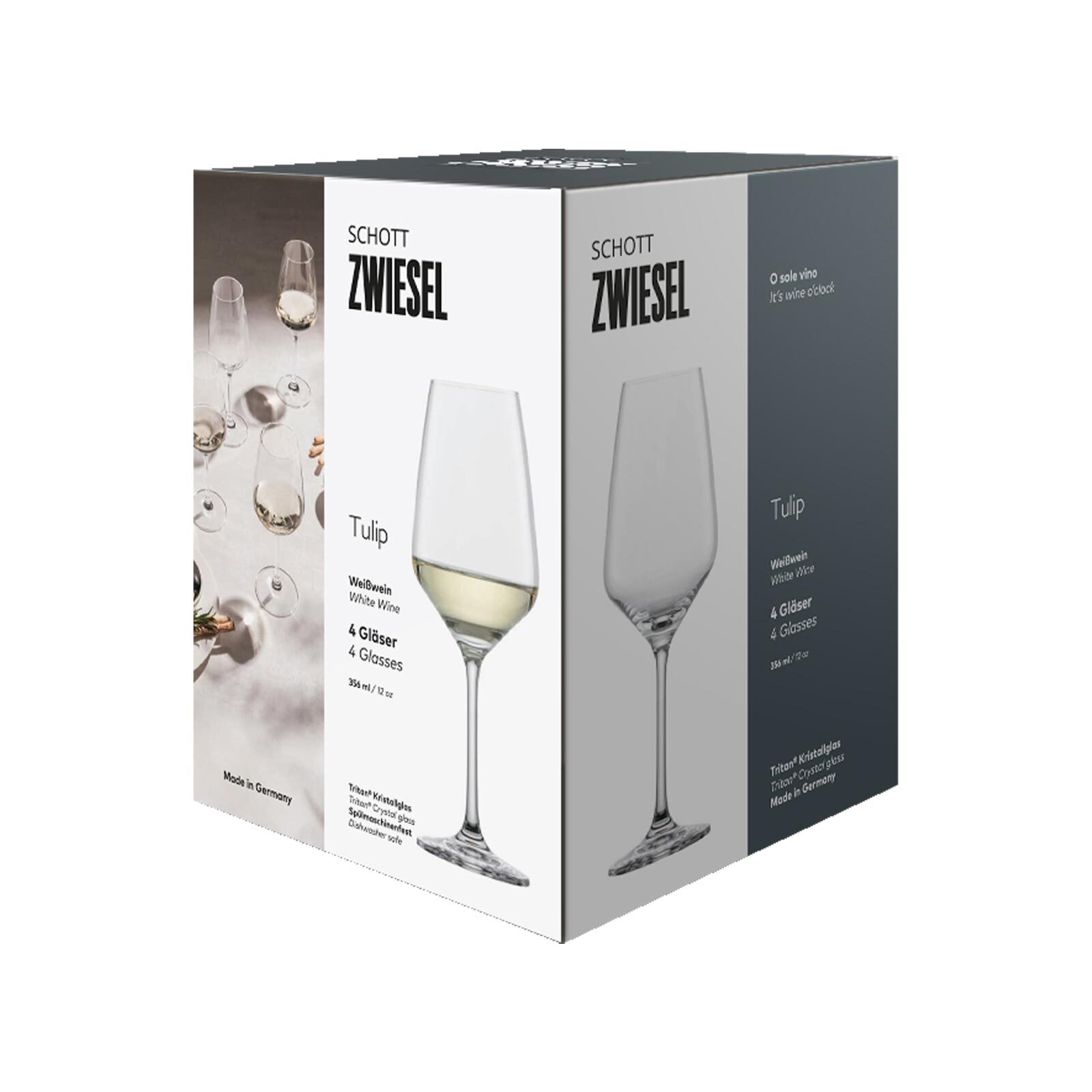 Schott Zwiesel Weißweingläser Tulip 356 ml 4er Set