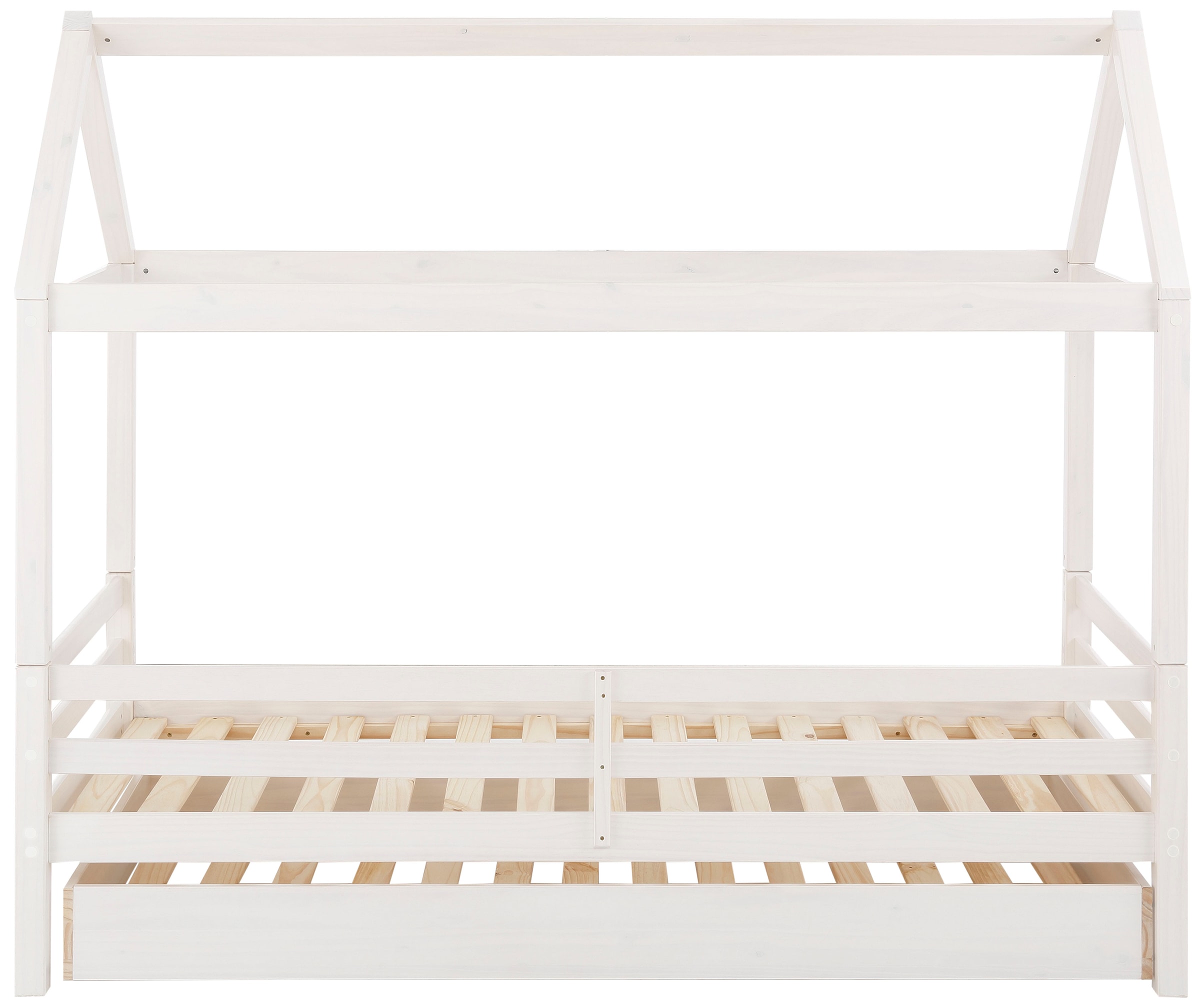Lüttenhütt Kinderbett »Alpi« inklusive Bettschubkasten und Lattenrost, Liegefläche 90x200 cm,
