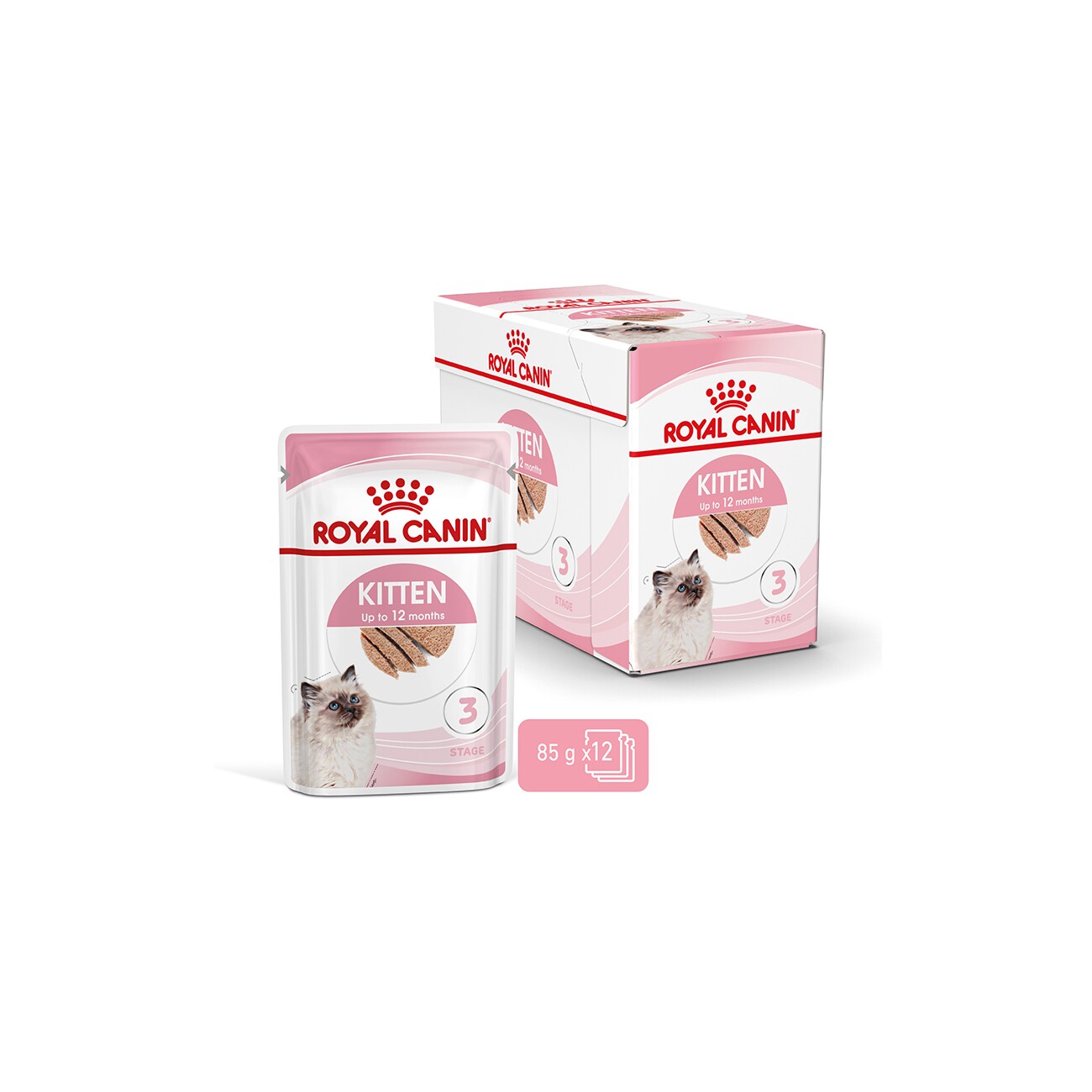 ROYAL CANIN Kitten Mousse in Soße 12x85 g
