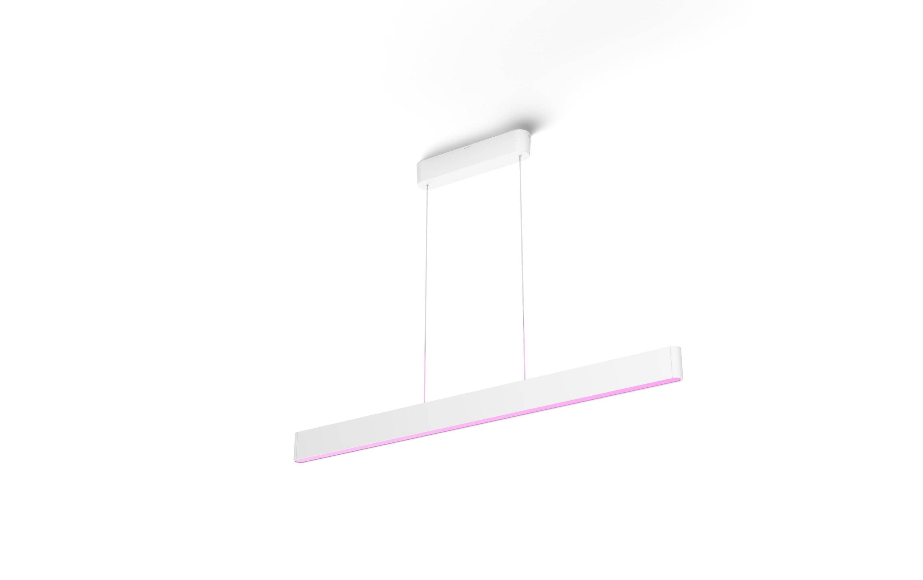 White & Col. Amb. Ensis Pendelleuchte weiss 4750 lm<br>Pendelleuchte mit integriertem LED Modul