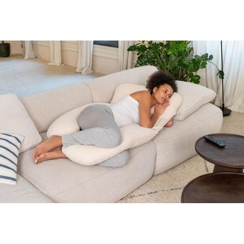Coussin d'allaitement Maxxy Mini Flowers - Sand - BABYMOOV