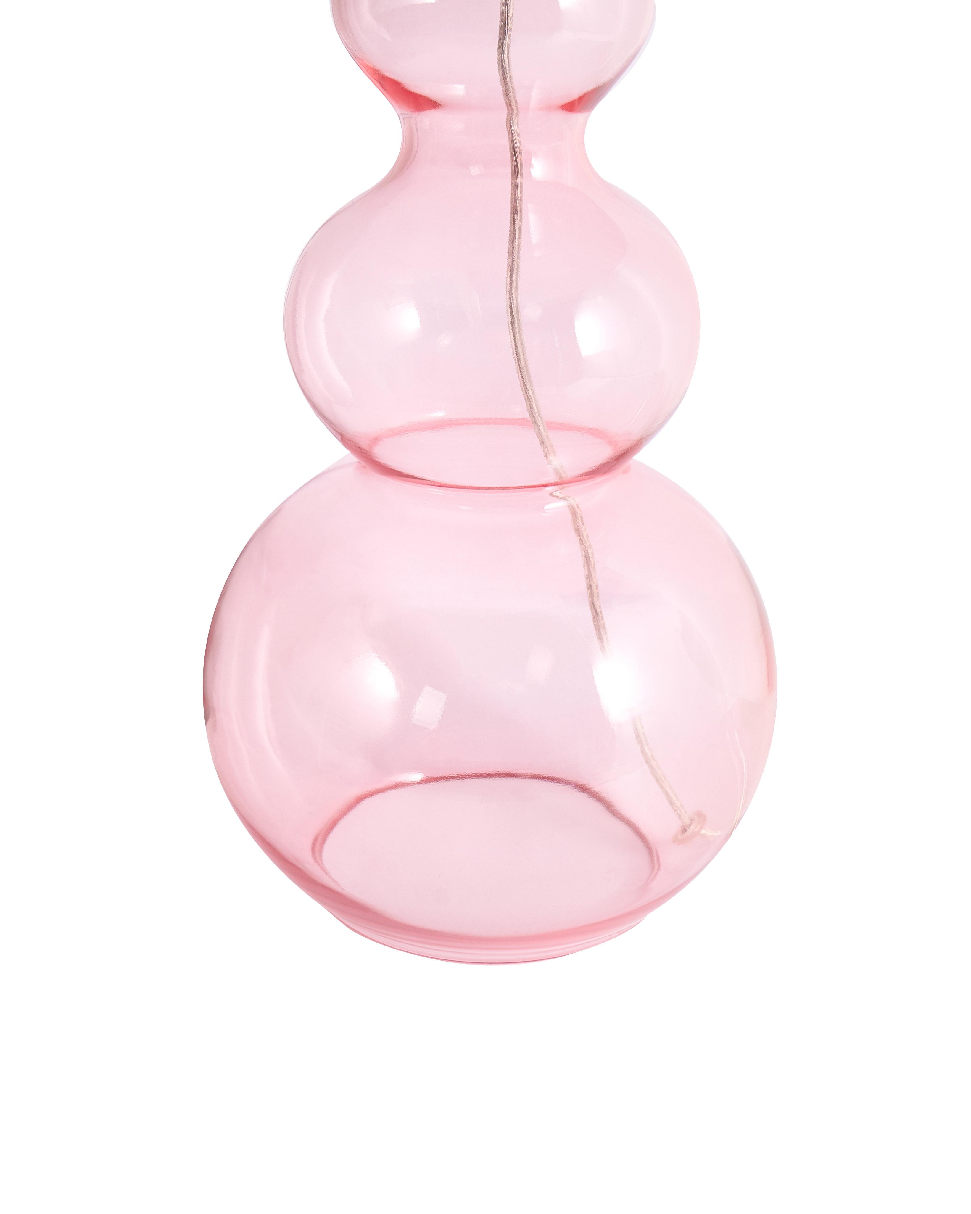 Tafellamp SENGWA Glas Roze