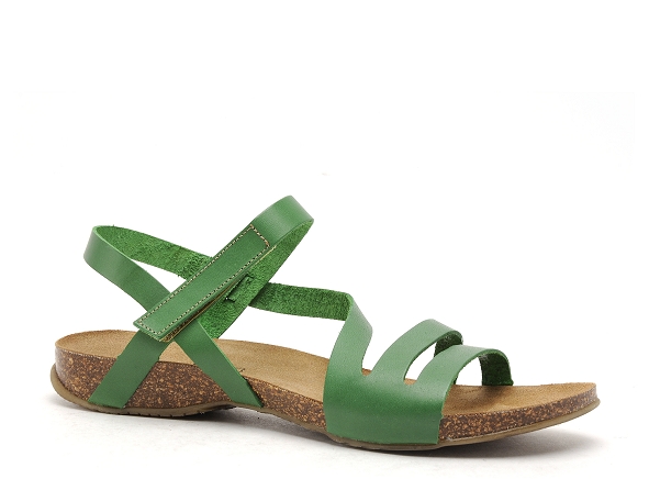 Spike nu pieds plats femme 143 vert