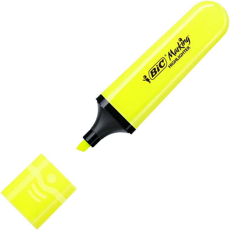 Surligneur Bic Highlighter Flat