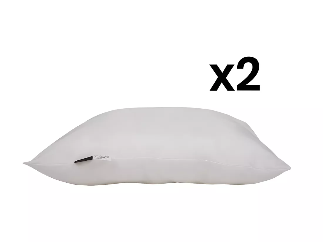 Lot de 2 oreillers mousse 700g/m² JEAN LOUIS SHERRER 60 x 60 cm - Polyester - MORPHEE