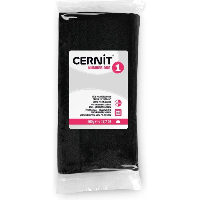 Cernit n°1 500 g Noir - Noir