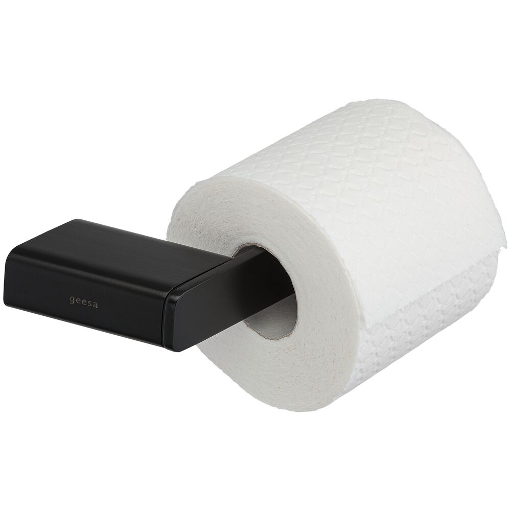 Geesa Shift toiletrolhouder zonder klep zwart rechts