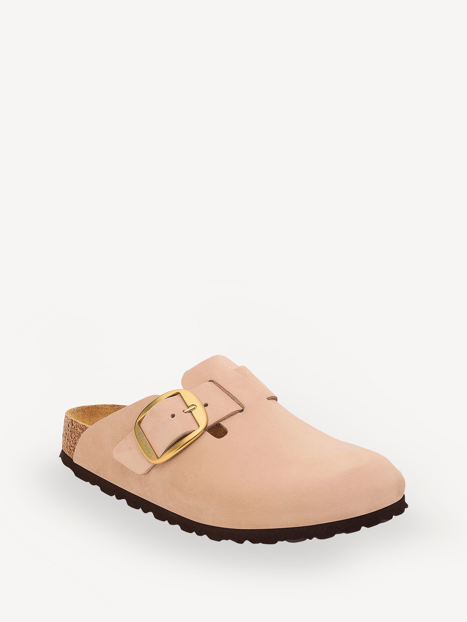 Birkenstock Boston klompen met grote gesp