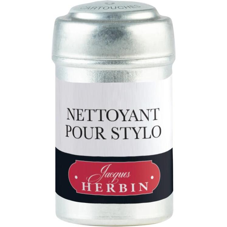 Boite de 6 cartouches de nettoyant pour stylo-plumes et stylos roller