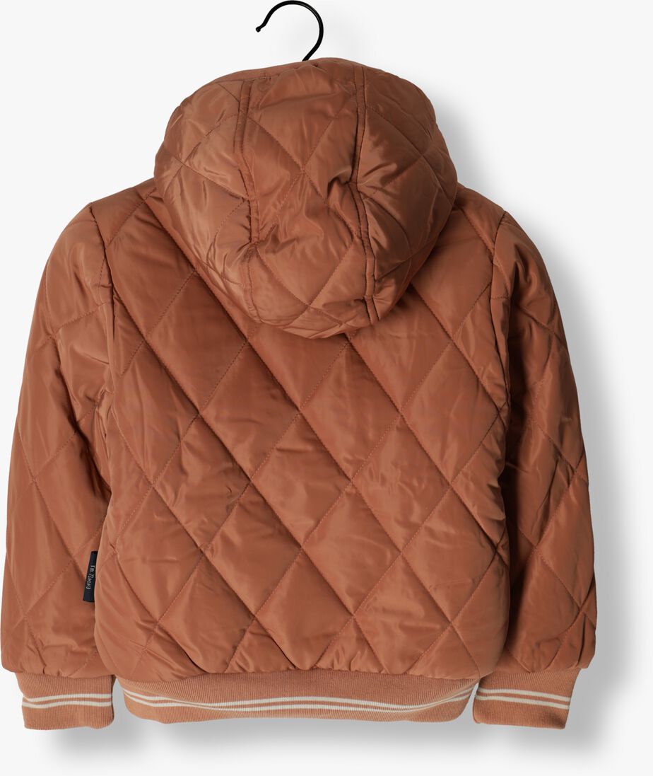 NONO taupe nono gewatteerde jas n307-5208