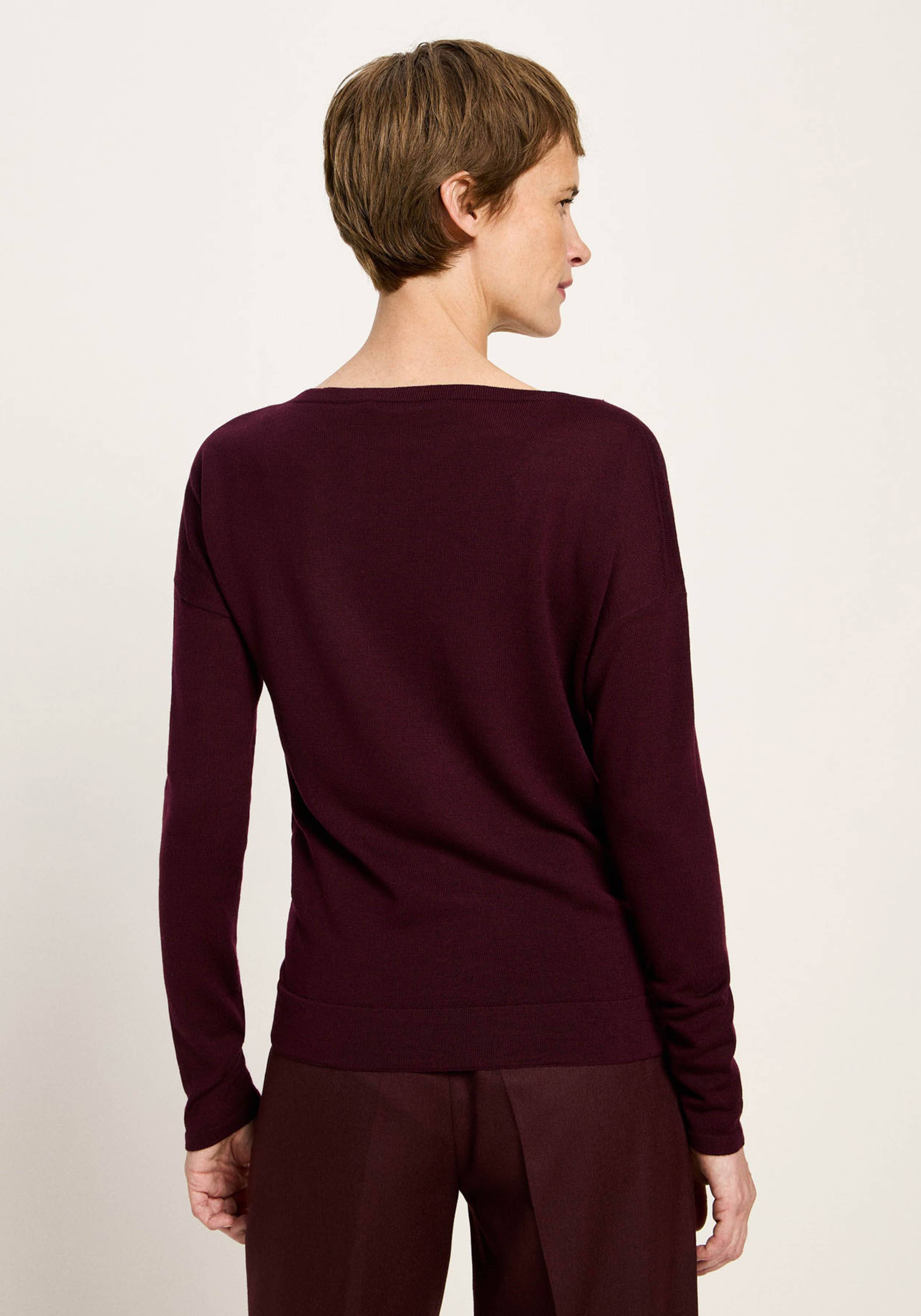Lanius U-Boot Pullover Bordeaux