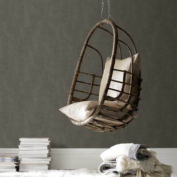 Le noir et blanc vliesbehang uni taupe (dessin 4081-14)
