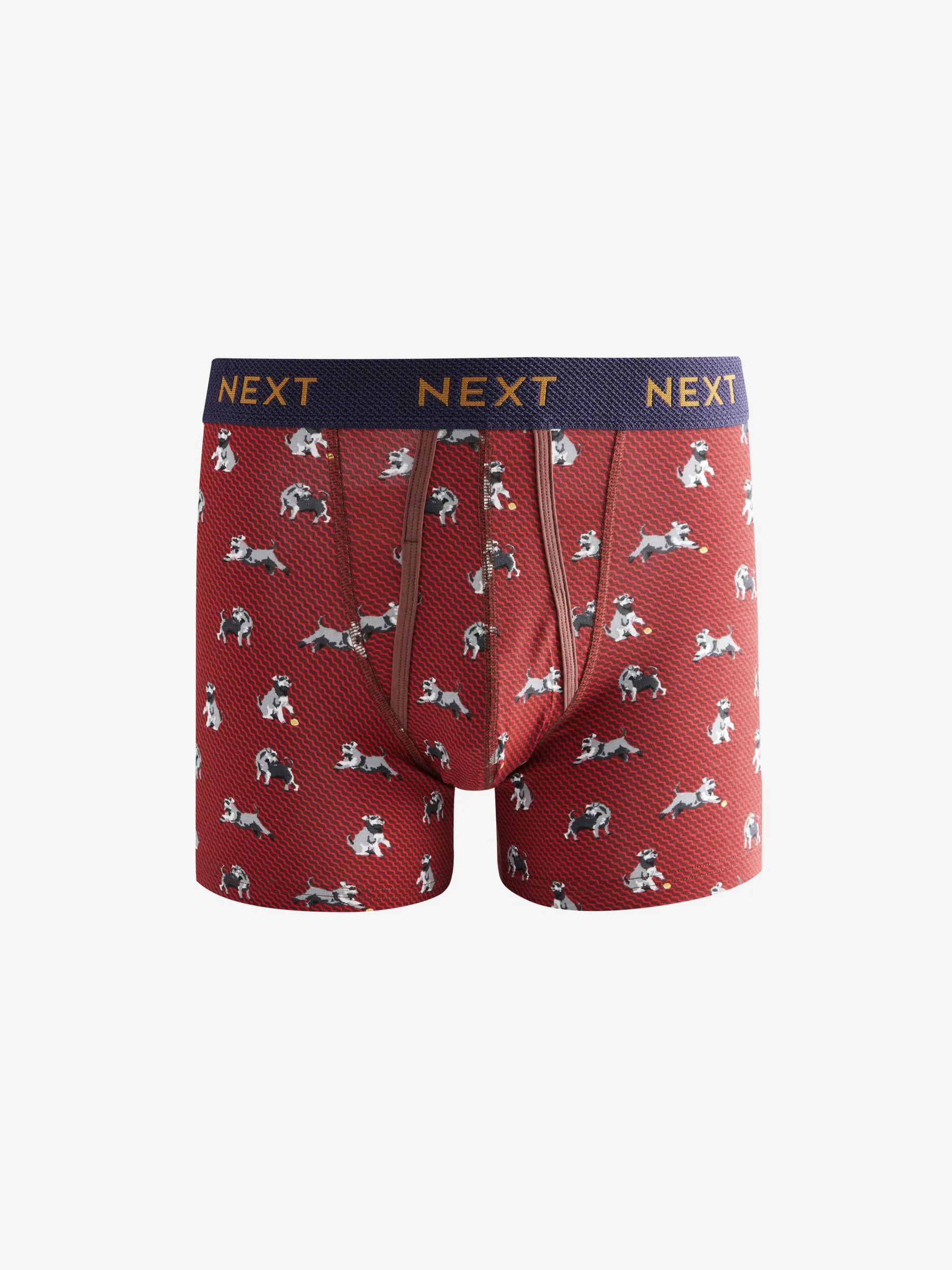 Hondenpatroon - 8 Boxershorts zonder plooi