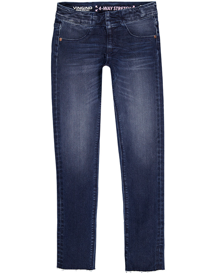 Jeans-Hose BIBINE CROPPED in blue vintage