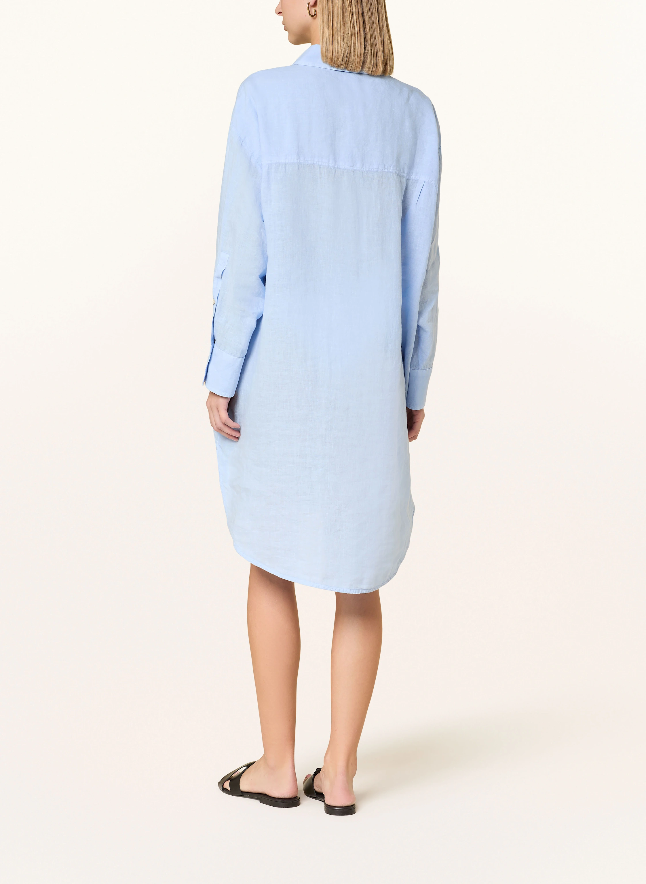 120%lino Hemdblusenkleid aus Leinen