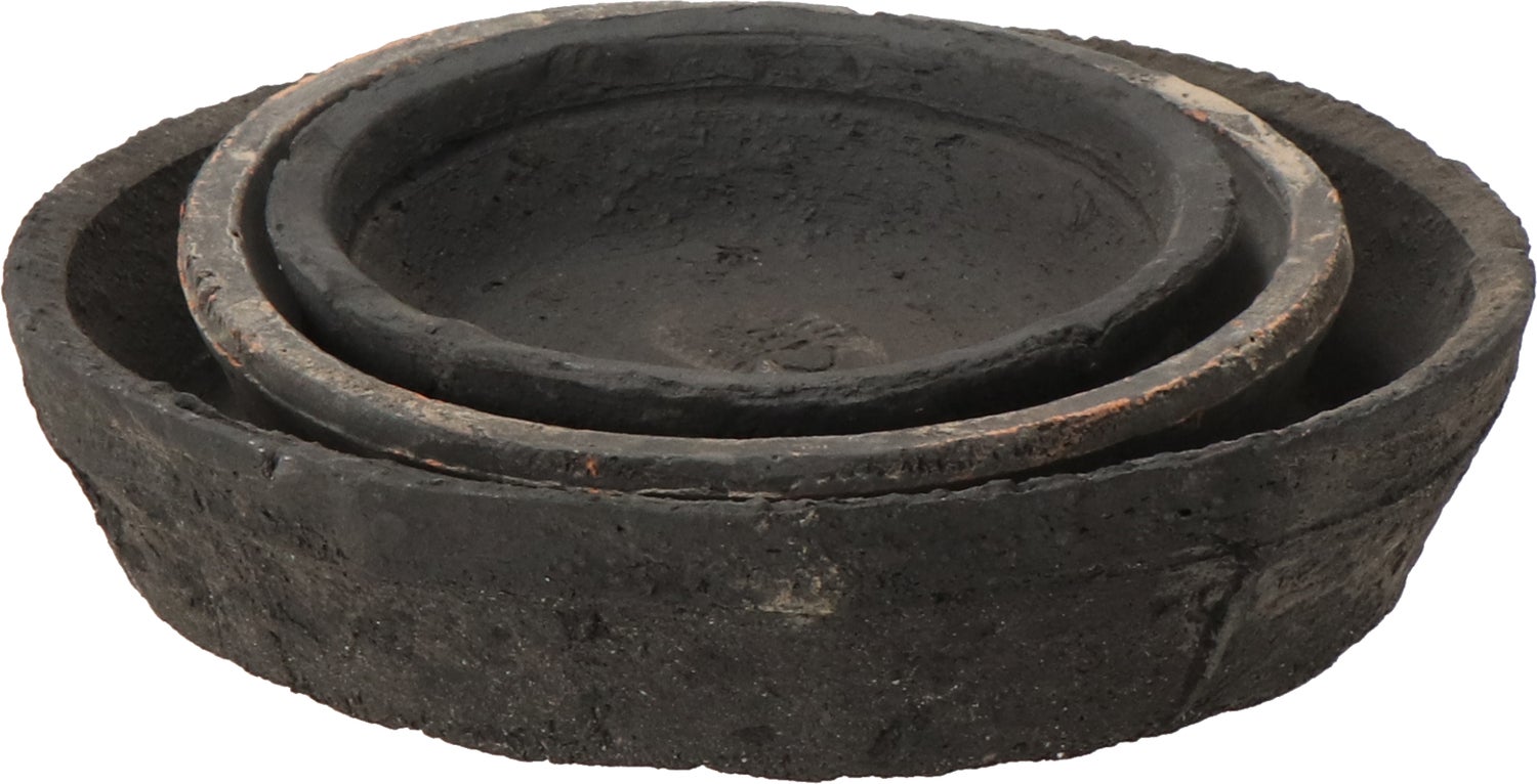 Esschert's Garden plantenschotel Aged grijs D 10,3 H 1,8 cm