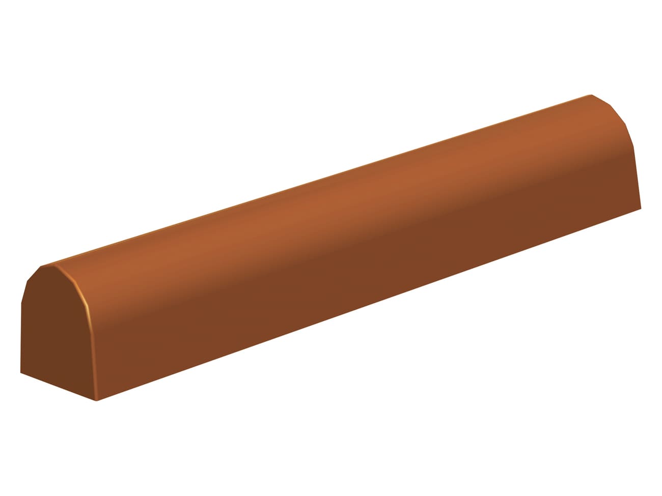 Moule à bûche demi-ronde (x 6) - long 25 cm - larg 8 cm