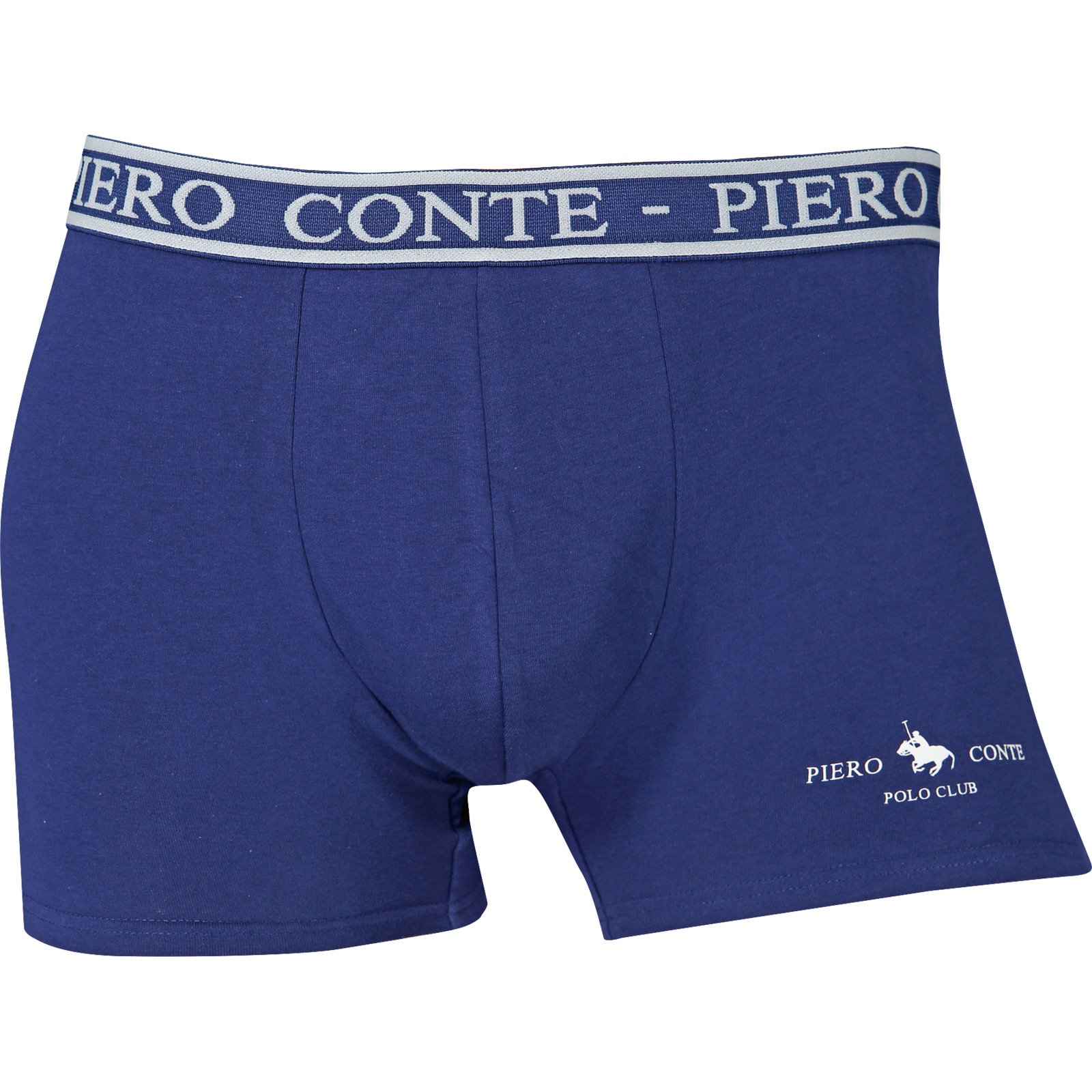 Piero Conte Herren-Boxershorts, 3 Stück S, navy