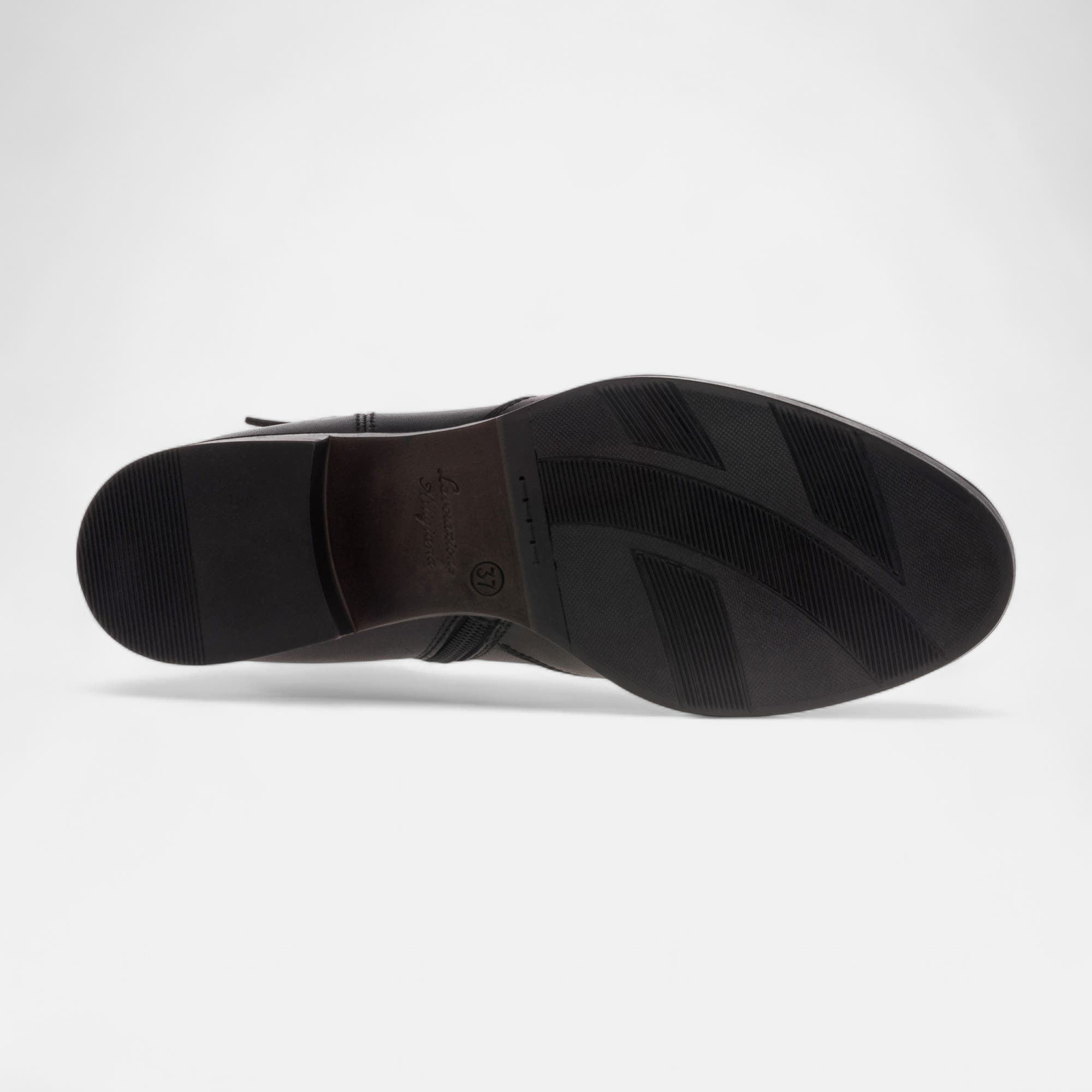 Boots chelsea Femme en cuir noir