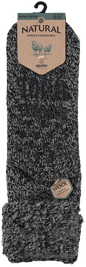 Apollo Wool Home Socks zwart