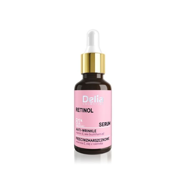 Delia Retinol Anti-rimpel Serum voor gezicht, hals en decolleté 30 ml