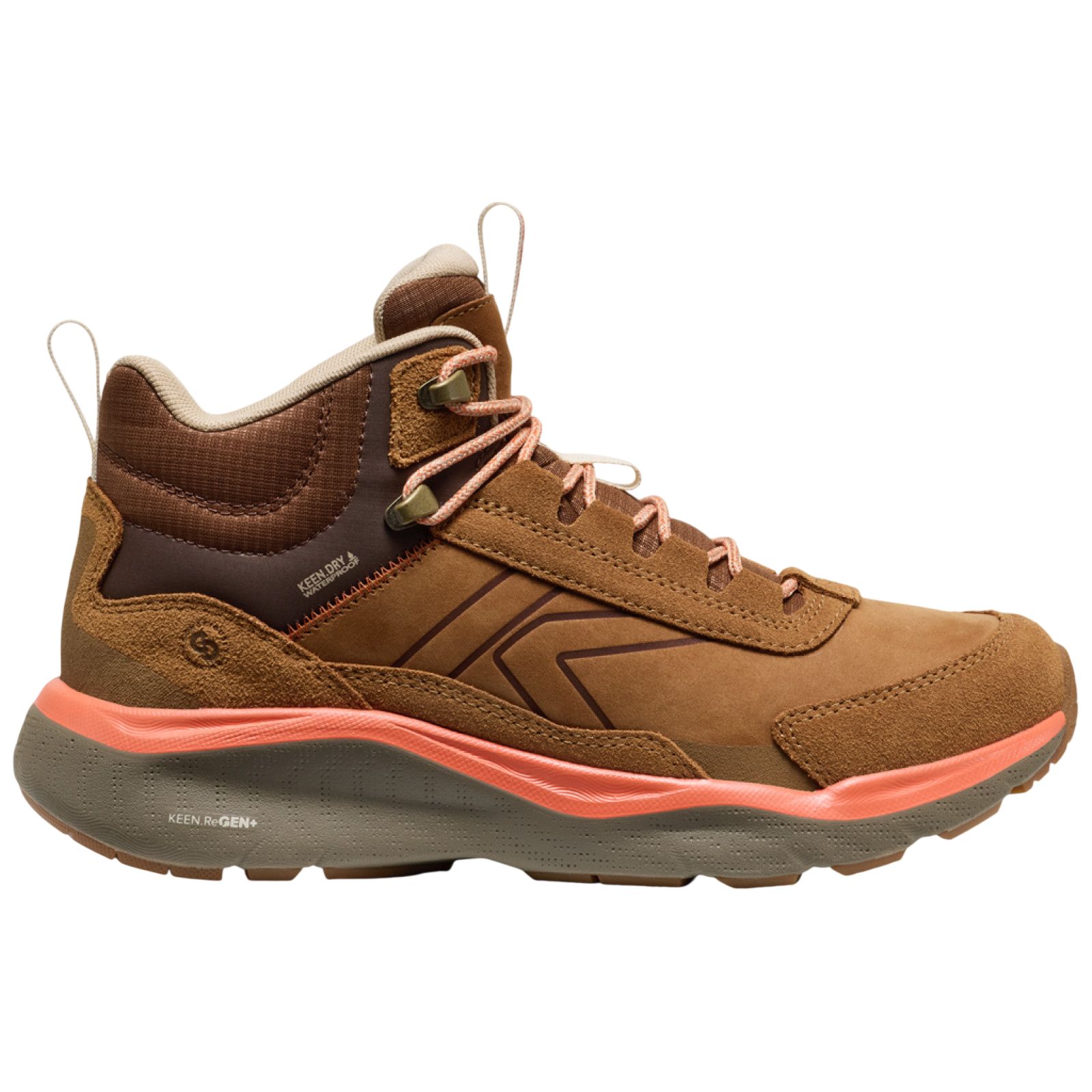 Wanderschuhe W Leiki Leather Mid WP chipmunk/bison
