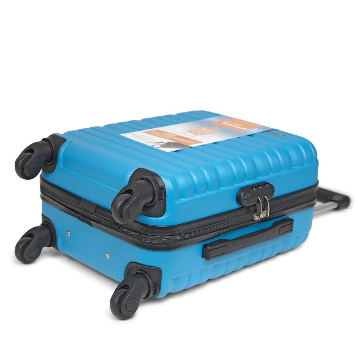 VALISE CABINE KINSTON BLEUE 50X36X20CM