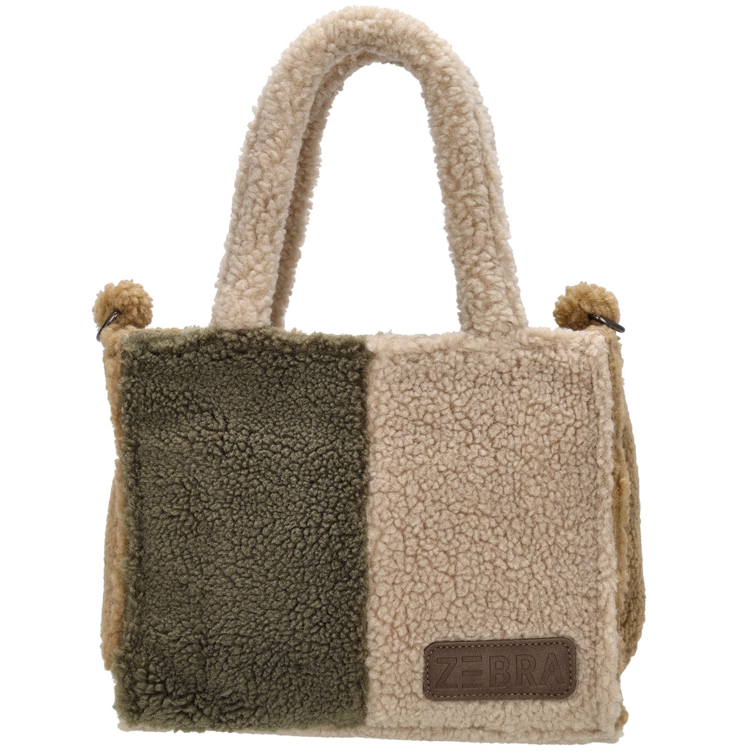 Zebra Trends Teddy Denise Handbag taupe