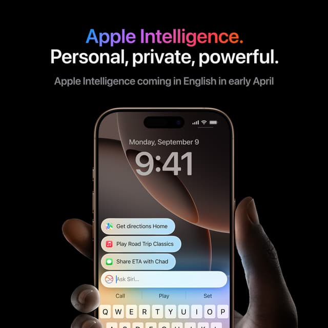 iPhone 16 Pro 5G smartphone 1TB (hvid titanium)