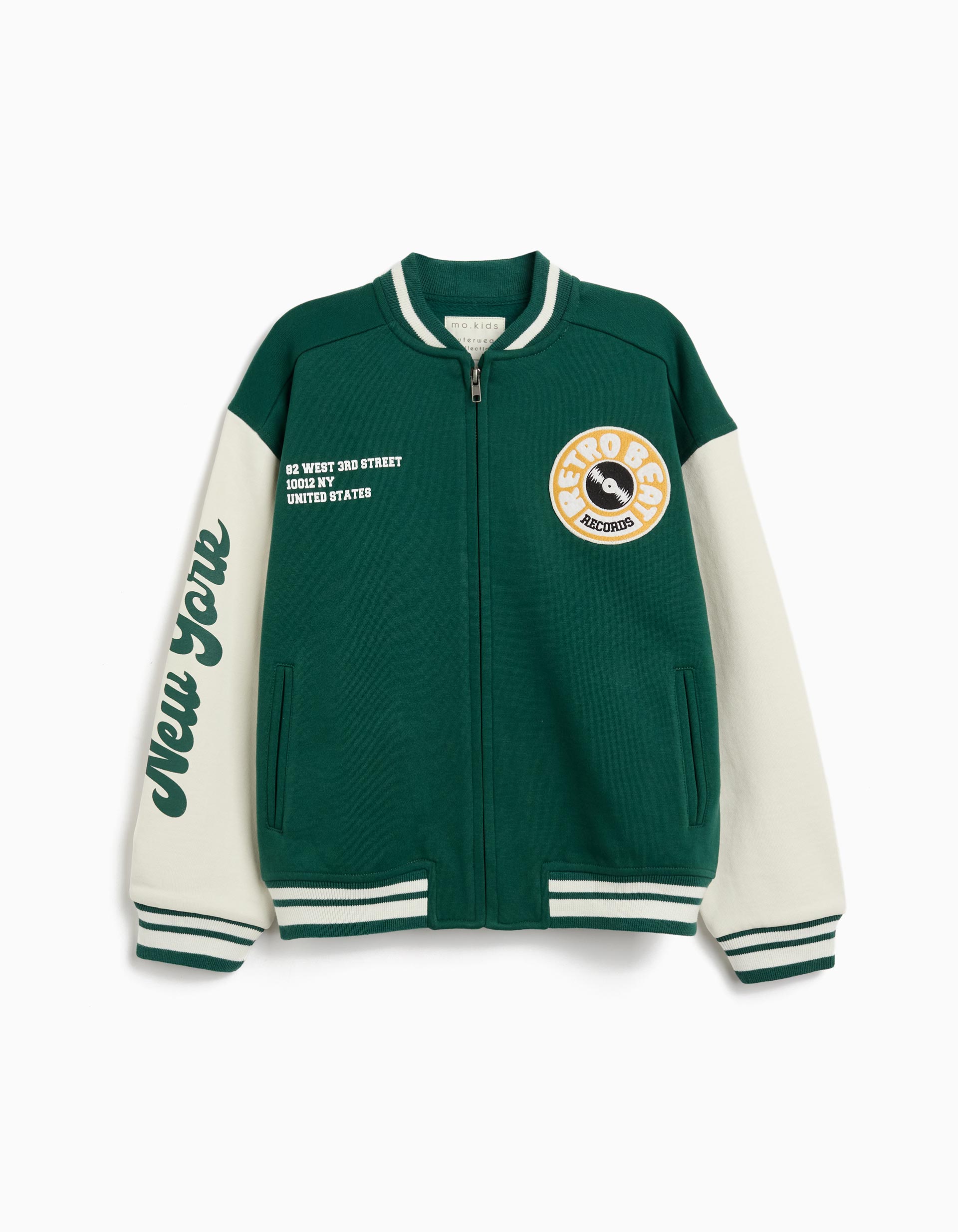 Casaco Bomber, Menino, Verde