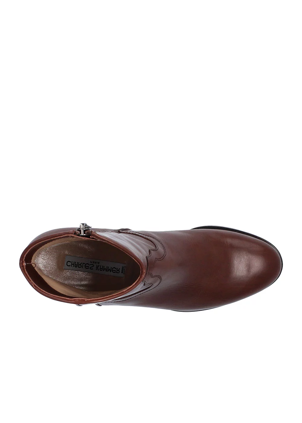 BOOTS SANTERRE CUIR MARRON