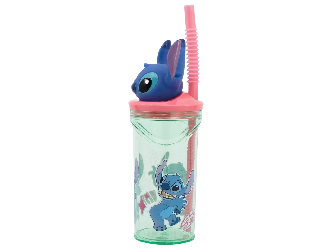 COPO COM PALHINHA STITCH