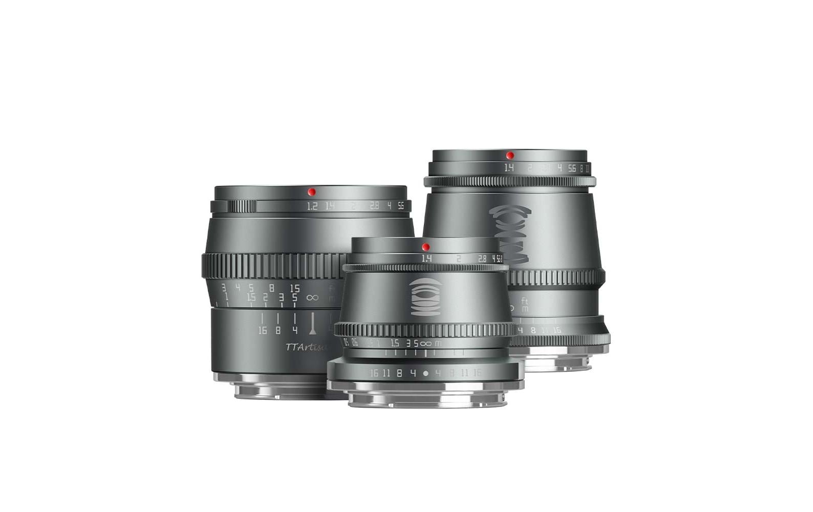 Festbrennweite 17mm-35mm-50mm Objektivsatz – Canon EF-M<br>Festbrennweite für spiegellose Kameras