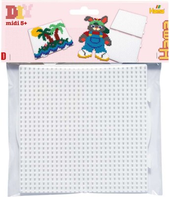 Hama Midi Perleplader - Firkantede - 15X15 CM - 2 Stk. - 234 - 4458