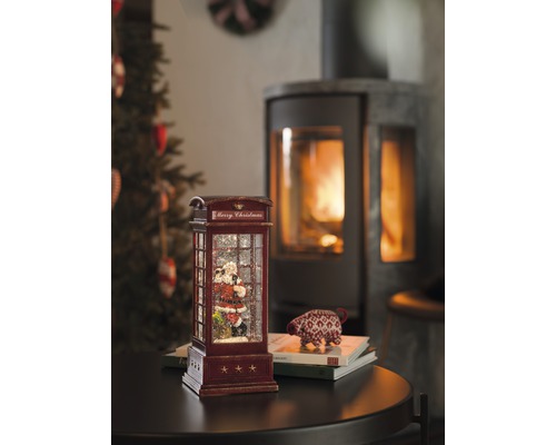 LED lantaarn Konstsmide telefooncel H 25 cm lichtkleur warm wit incl. timerfunctie