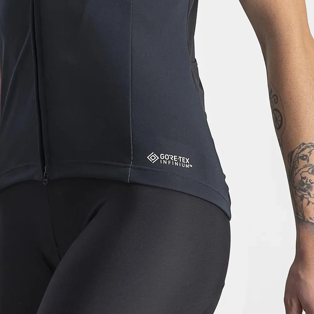 Castelli Perfetto RoS 2 Wind Fietsshirt Korte Mouwen Zwart Dames