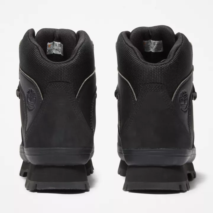 Bota impermeável Euro Hiker para mulheres, na cor preta.