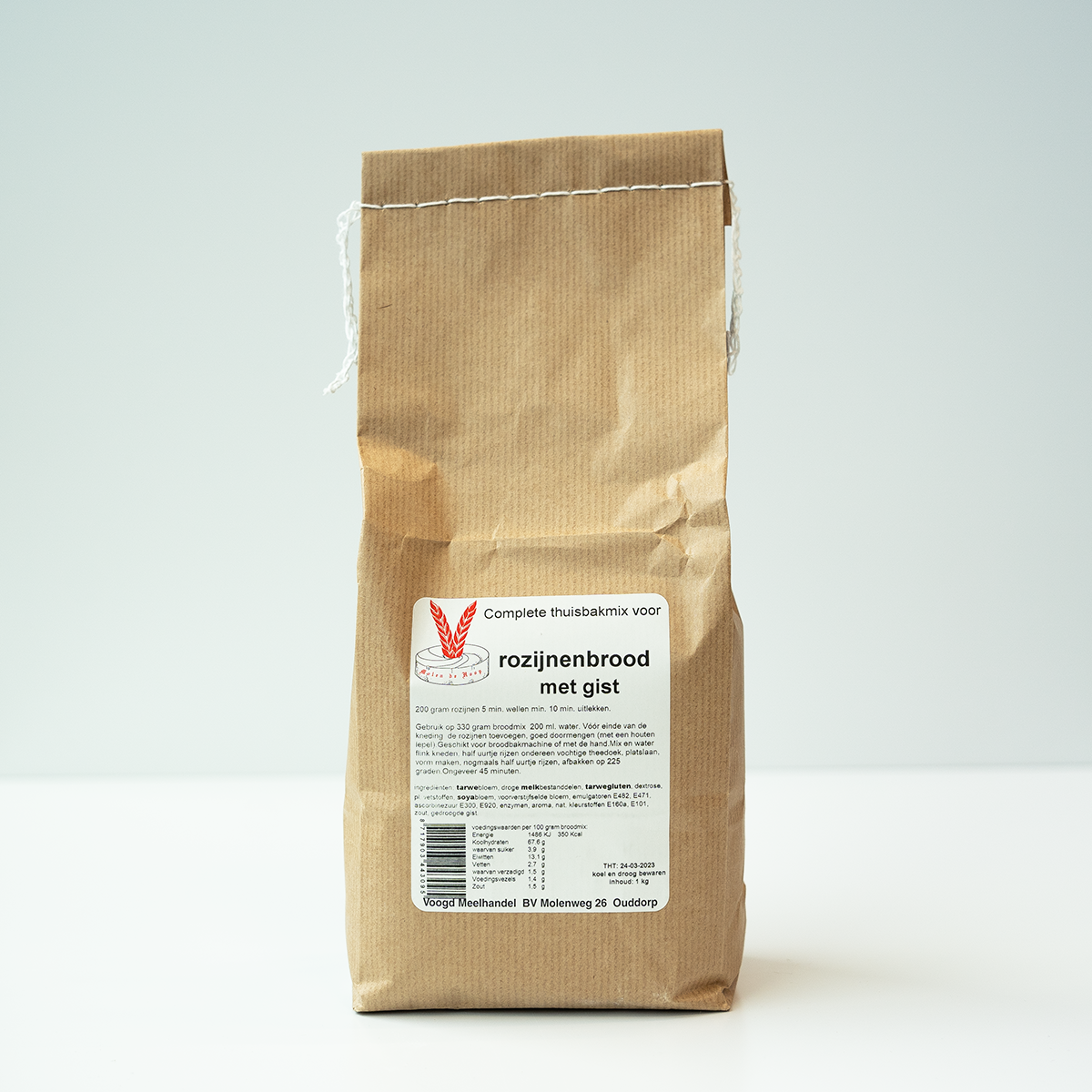 Rozijnenbrood met gist 1000 gram