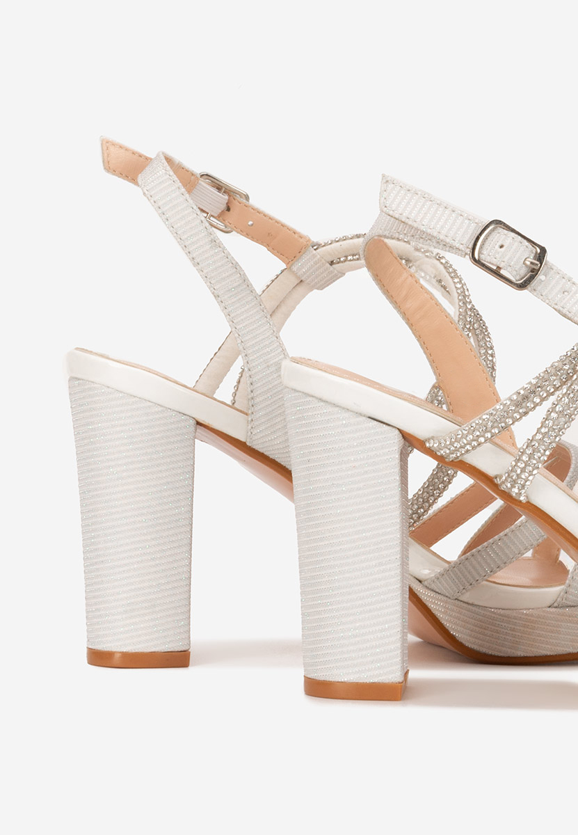Sandales élégantes blanches Carlie