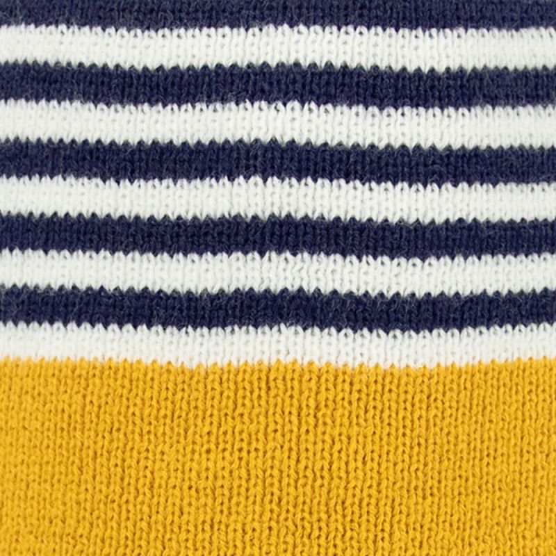 Bonnet avec 3 pompons interchangeables taille unique Singapour Sling Mustard