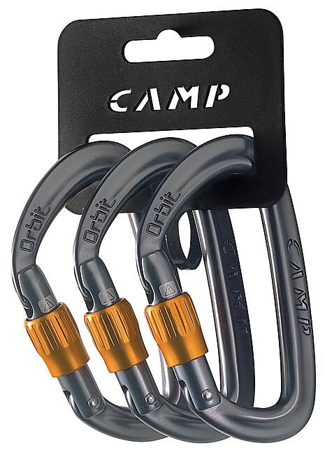 CAMP - MOUSQUETON ORBIT LOCK 3 PACK