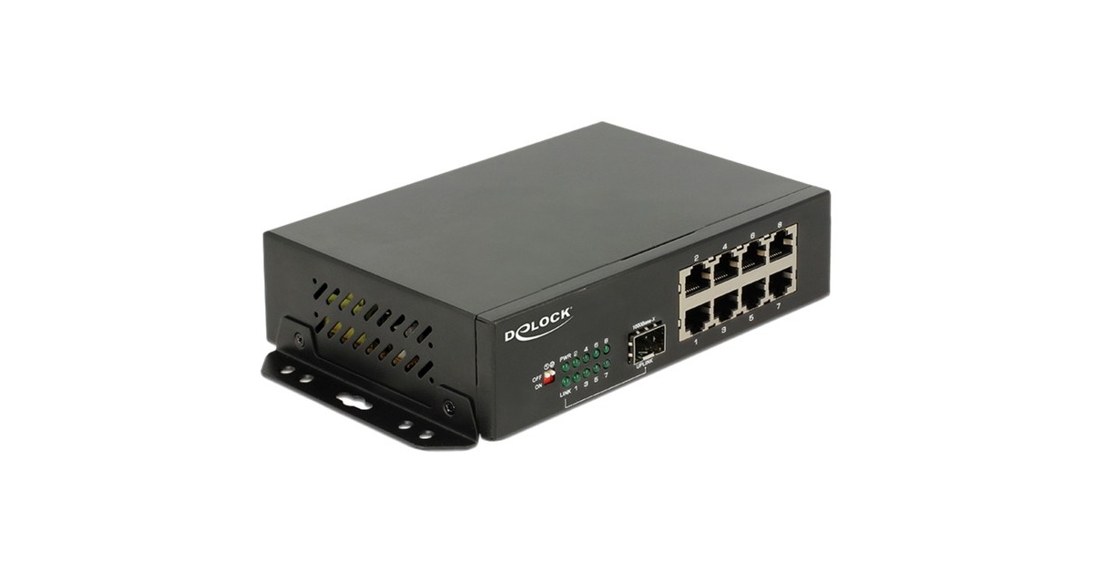DeLOCKGigabit Ethernet Switch 8 Port + 1 SFP