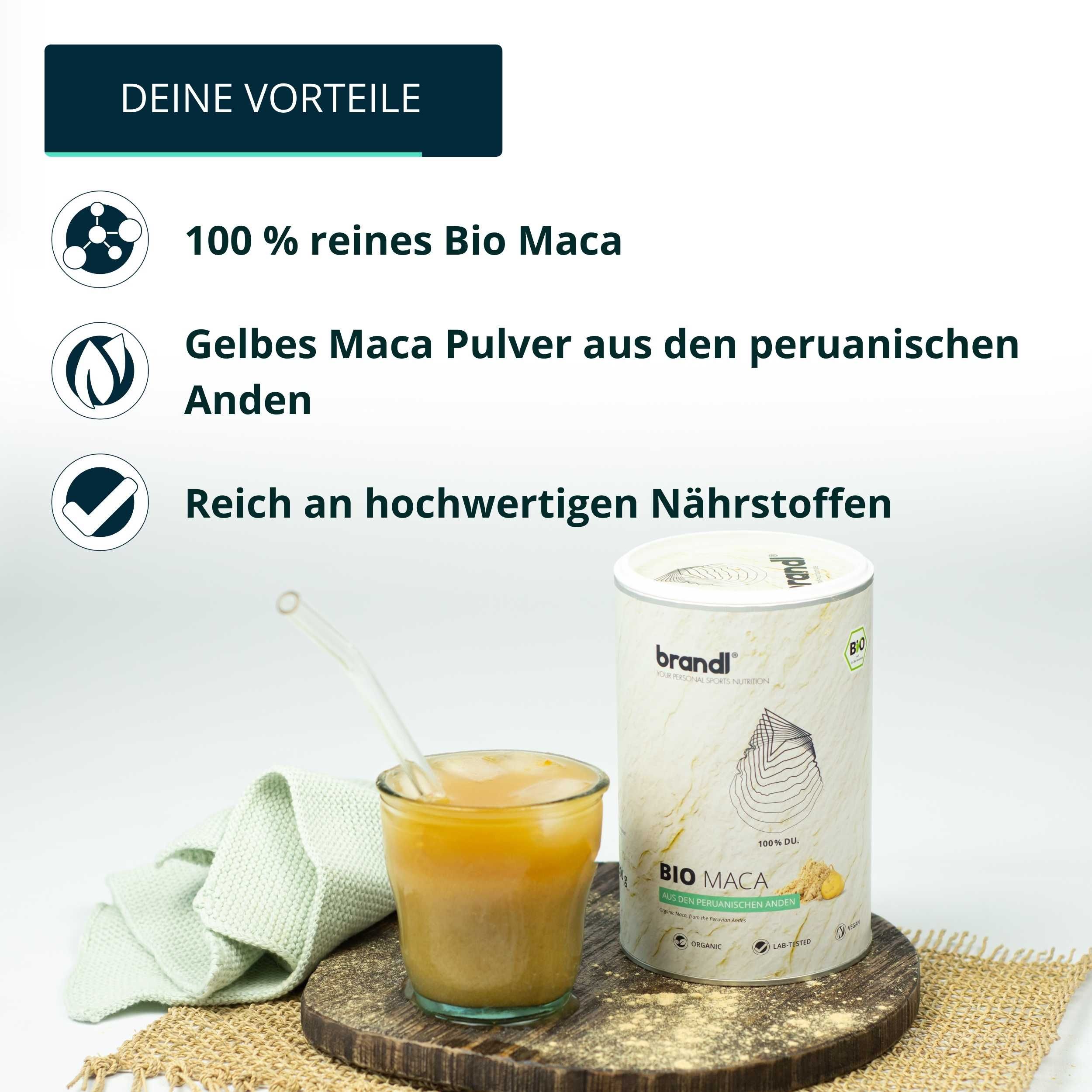 brandl® Maca Pulver Bio (maca powder) von der Maca Wurzel