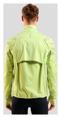 Veste Running Homme Odlo Zeroweight Pro Warm 2.0 Vert