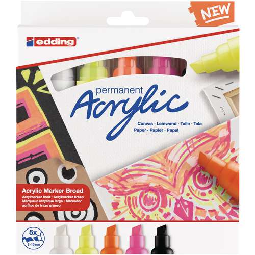 edding® 5000 Acrylmarker 5er-Sets